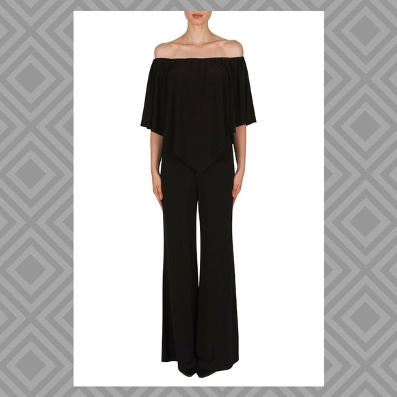 joseph ribkoff jumpsuit black